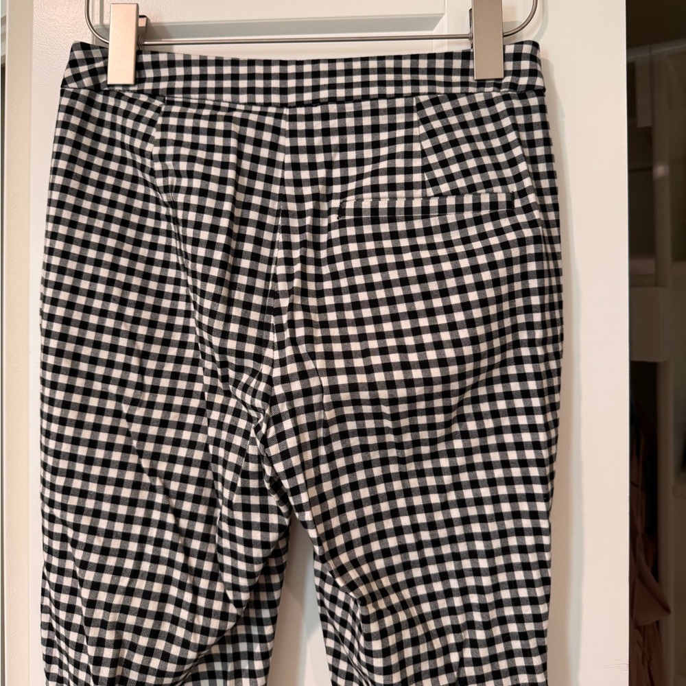 Zara Black and White Checkered Chinos - Picture 4 of 6